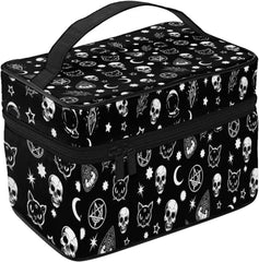 Large Makeup Organizer Bag Women Travel Cosmetic Cases, Toiletry Bags for Girl