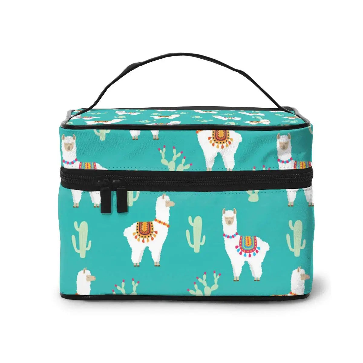 Skull Makeup Bag Organizer with Handle Toiletry Bags for Women Girls