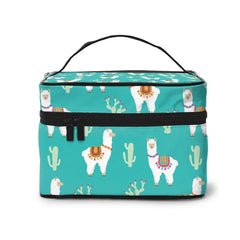 Skull Makeup Bag Organizer with Handle Toiletry Bags for Women Girls