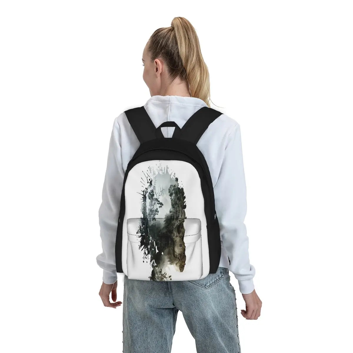 Skull Metamorphosis Manga Backpack Men's & Women's