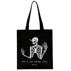Skull Bag Harajuku Print Canvas Gothic Shopper Shoulder Bag