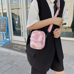 Sky Tie Dyeing Women's Messenger Bag Casual Shoulder Bags Tote Purses