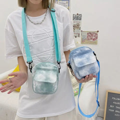 Sky Tie Dyeing Women's Messenger Bag Casual Shoulder Bags Tote Purses