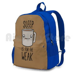 Funny Outdoor Hiking Backpack Waterproof Camping Travel Coffee Joke
