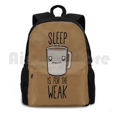 Funny Outdoor Hiking Backpack Waterproof Camping Travel Coffee Joke