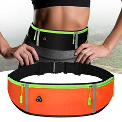 Slim Running Belt Reflective Strips Fitness Workout Bag for Workouts Cycling Gym