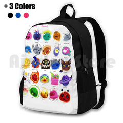 Outdoor Hiking Backpack Waterproof Camping Travel Slime-Dentification Chart