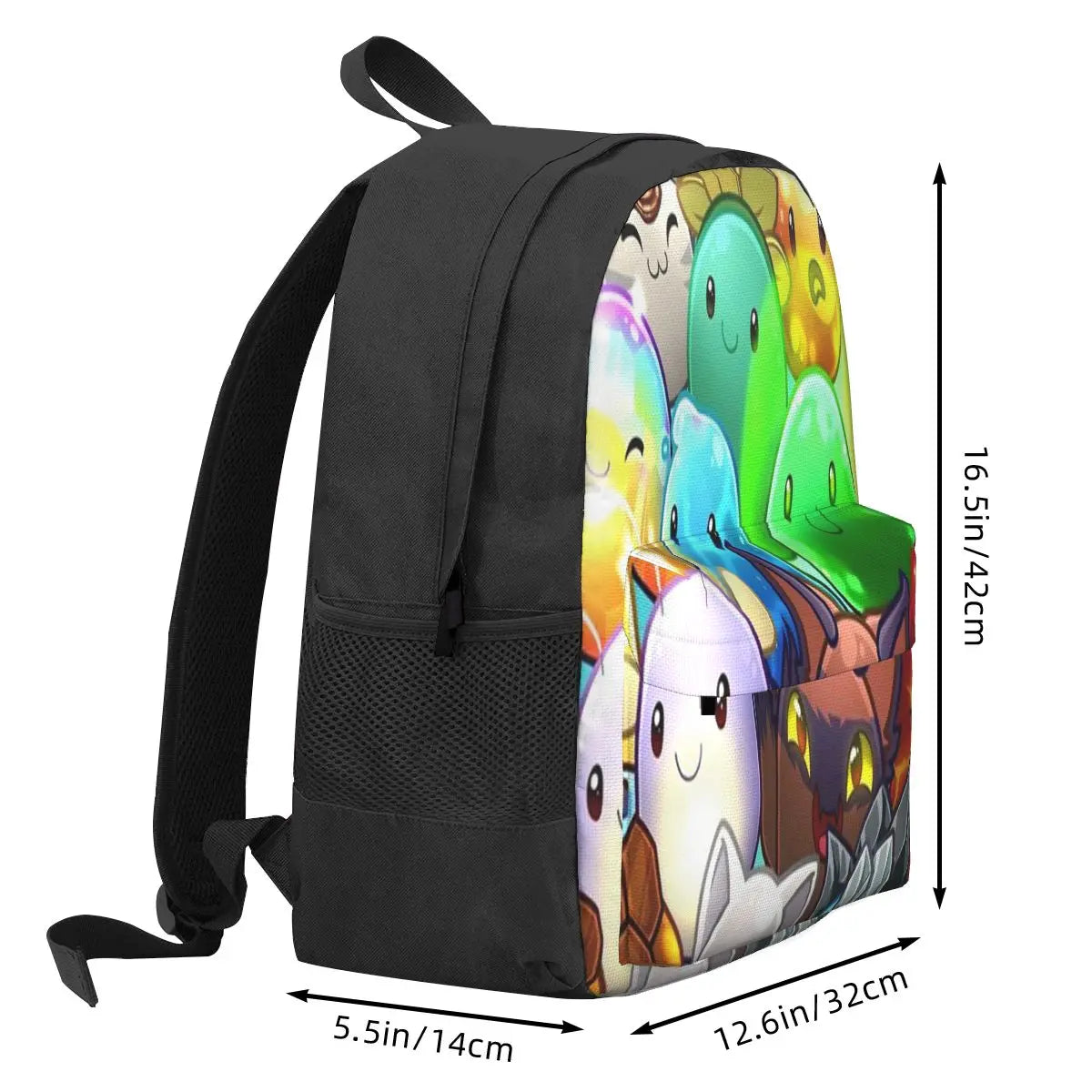 Slime Rancher Backpacks Zipper Close Bags Travel Men Women Girls