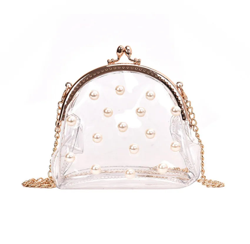 Girls Cross Body PVC Sling Bag
