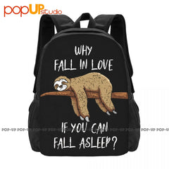 Sloth Love Asleep Chill Fun Sleeping Backpack