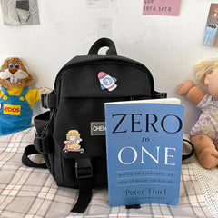Small Backpack Girls School Bag Waterproof Nylon Japanese Casual