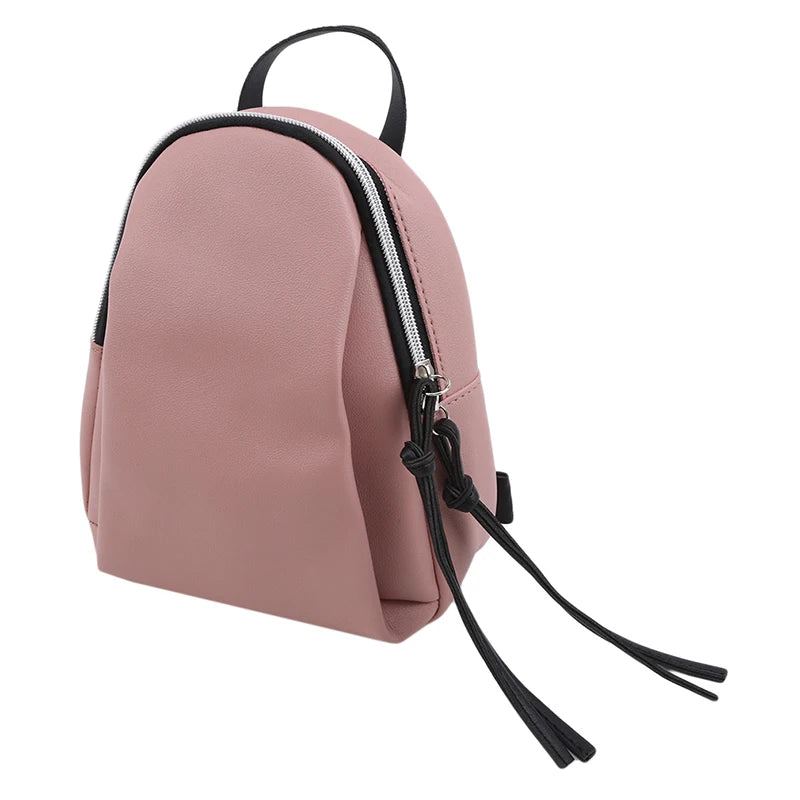 Small Leather Shoulder Bag Mini Backpacks For Teenage Girls
