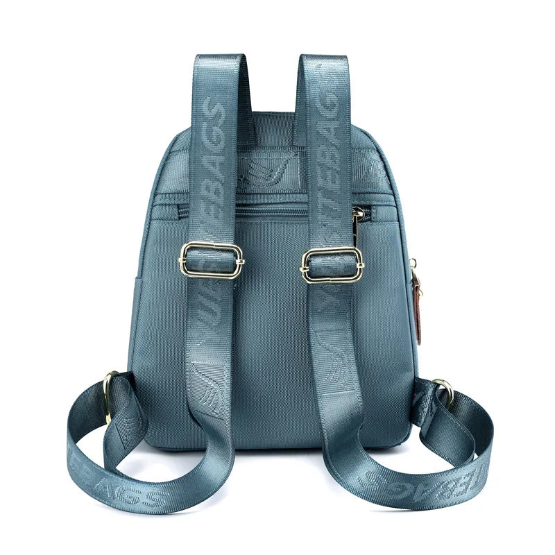Waterproof Nylon Mini Backpack Women Top Handle Shoulder Bag