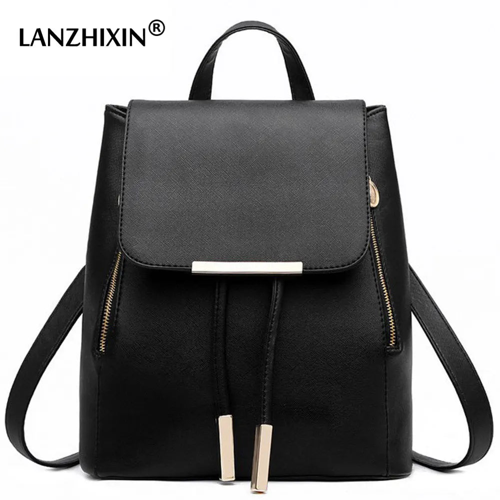 Women Backpack Purse High Leather Backpack Female Shoulder Bags School Bookbag