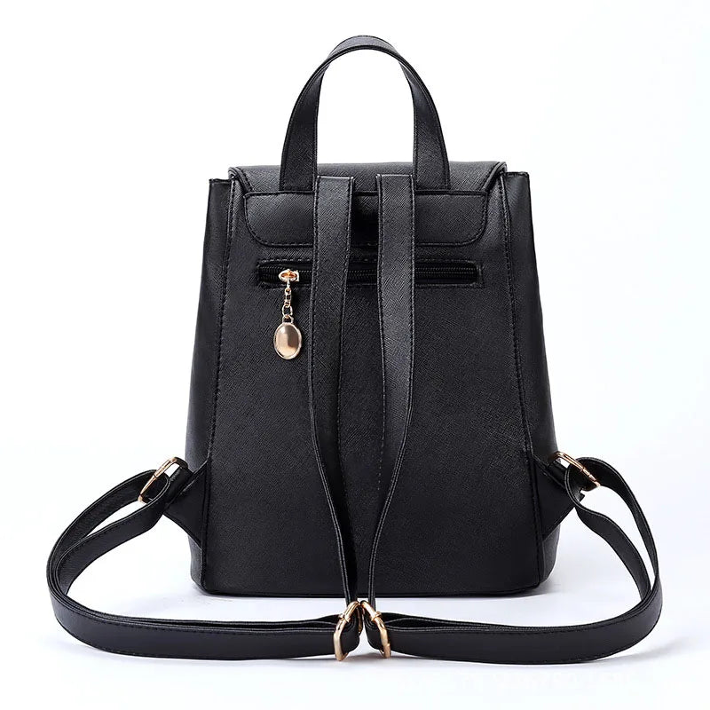 Women Backpack Purse High Leather Backpack Female Shoulder Bags School Bookbag
