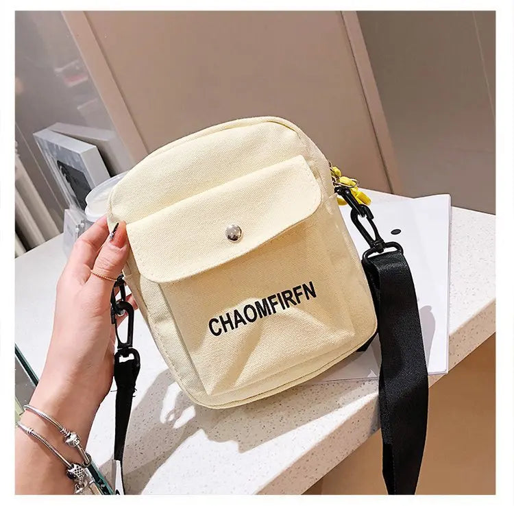 Mini Canvas Shoulder Bag Crossbody Bags for Women