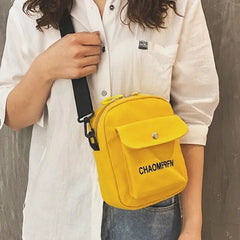 Mini Canvas Shoulder Bag Crossbody Bags for Women
