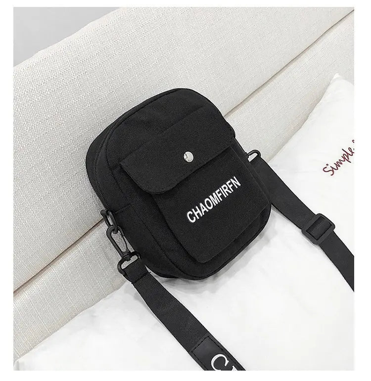 Mini Canvas Shoulder Bag Crossbody Bags for Women