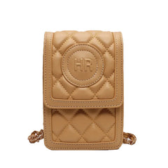 Small Shoulder Bag Rhombus Mini Crossbody Chain Phone Bag Woman Portable Square