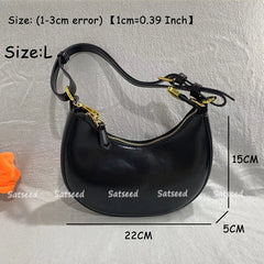 Small Bag Women Autumn Shoulder Underarm Bag Chain Bar Crossbody Dumpling Bag