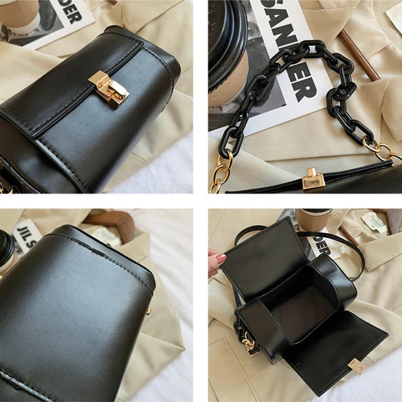 Small Women's Messenger Bag One Shoulder Mini Square Bag