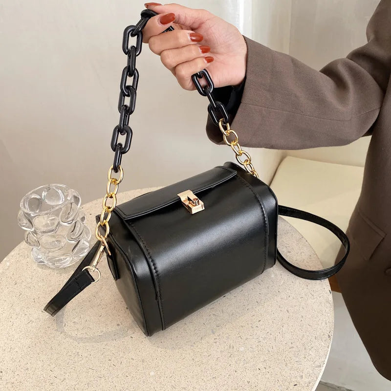 Small Women's Messenger Bag One Shoulder Mini Square Bag