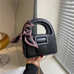 Spring Chain Messenger Bag Texture Portable Small Square Bag