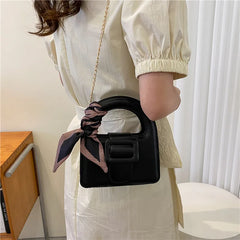 Spring Chain Messenger Bag Texture Portable Small Square Bag