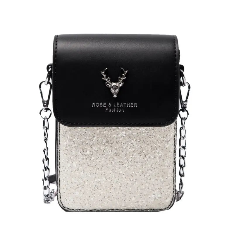 Women's Sequined Crossbody Bag Small Handbag Purse