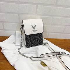 Women's Sequined Crossbody Bag Small Handbag Purse