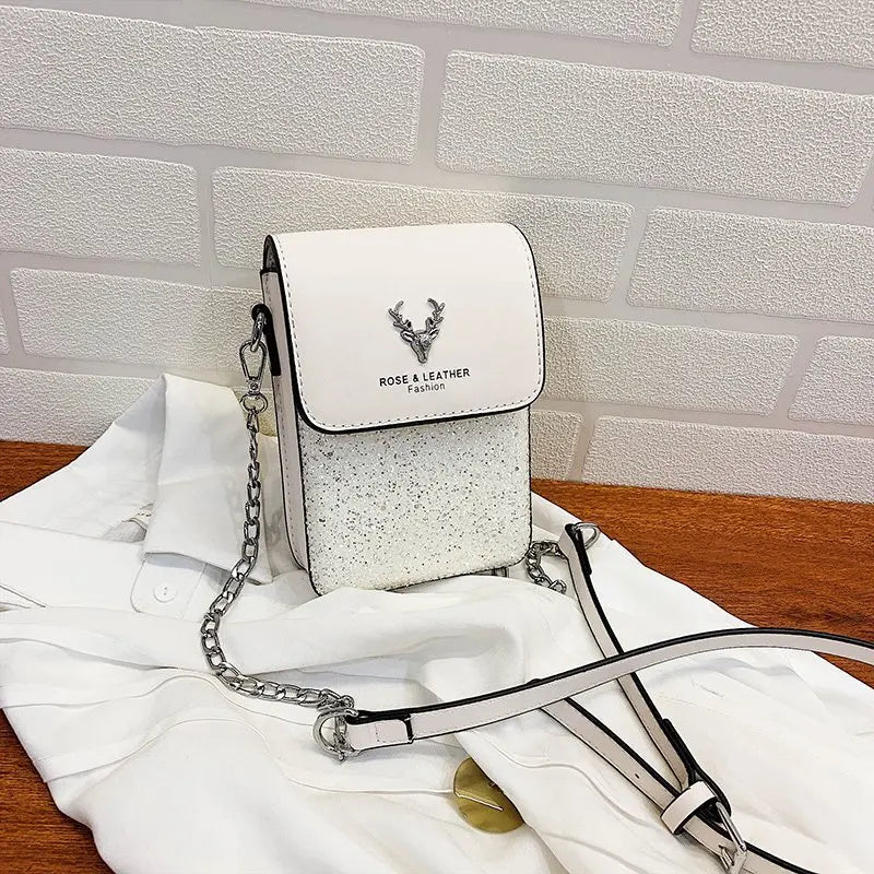 Women's Sequined Crossbody Bag Small Handbag Purse