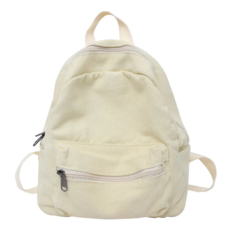 Canvas Vintage Backpack Unisex Women Men Bags for Teenage Girls