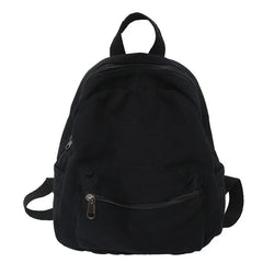 Small Vintage Canvas Backpack Unisex Women Men Bags For Teenage Girls