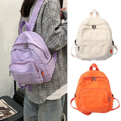 Small Casual Women Feminine Backpack Female Bags For Teenagers Girls School Wash