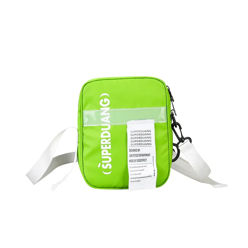 Small Chest Pack Shoulder Bag Streetwear Hip Hop Women Unisex Crossbody Bags