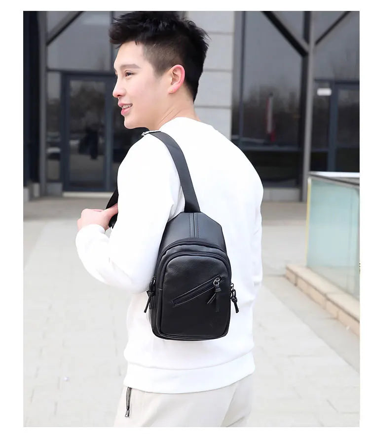 Small Leather Waist Bag for Women Fanny Pack Shoulder Bag Purses