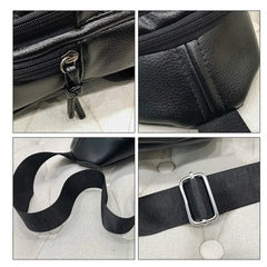 Small Leather Waist Bag for Women Fanny Pack Shoulder Bag Purses
