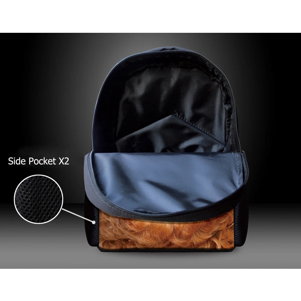 3D Horse Animals Backpack For Boys Kindergarten Machilas