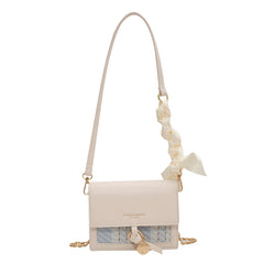 Small PU Leather Crossbody Bag for Women Shoulder Messenger Handbag