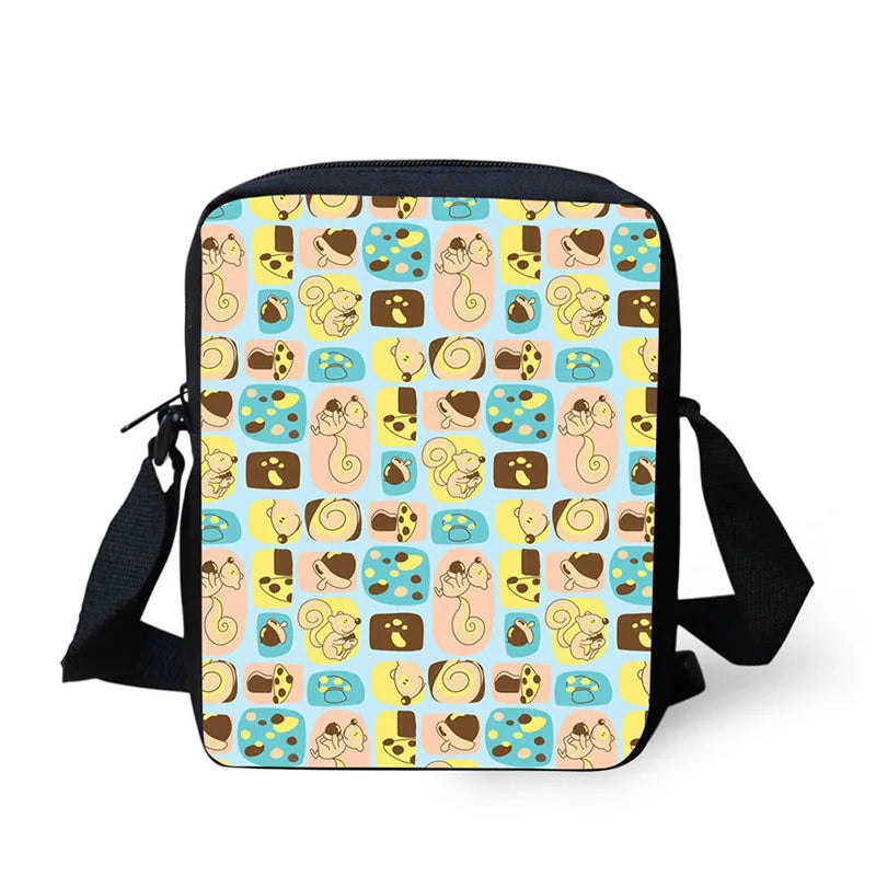Colorful Pattern Small Cross Body Bag for Child