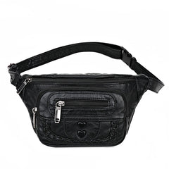 Women's Soft PU Leather Crossbody Bag Vintage Messenger Handbag Purse
