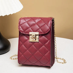 Small Crossbody Bag for Women Mini Flap Shoulder Bag All-match Ladies Clutch Pur