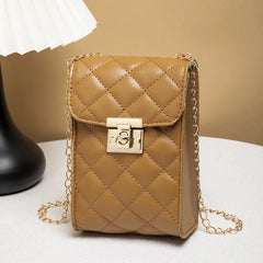 Small Crossbody Bag for Women Mini Flap Shoulder Bag All-match Ladies Clutch Pur