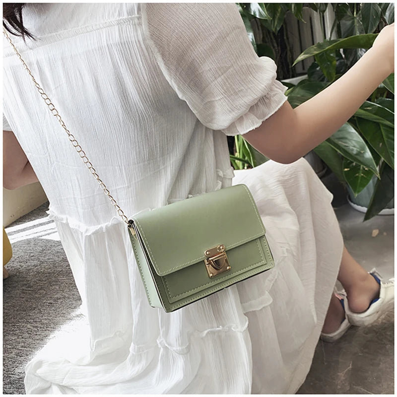 Mini PU Leather Crossbody Bag for Women, Phone Purse