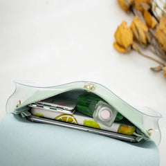 Small Crossbody Bags Women Cherry Flap PU Transparent Leisure