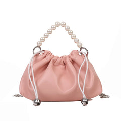 Small Crossbody Bags for Women Cloud Underarm Tote Bag Pleated Pu Leather Handba