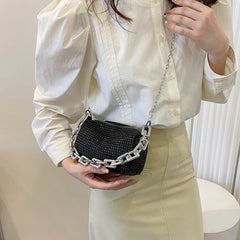 Women's Crossbody Messenger Bag Flash Drilling Handbag