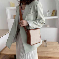 Small Women's Bread Purse Egg Shoulder Messenger Bag