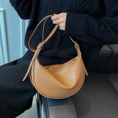 Women's Nylon Shoulder Bag Large Capacity All-match Half-moon Crossbody Tote