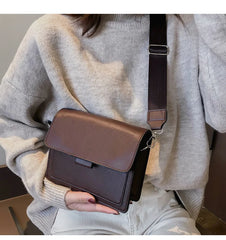 Women's Small Flap Crossbody Shoulder Bags Solid Totes